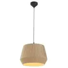Nordlux Dicte 40 Pendant Textile Beige| Suitable for 1x E27