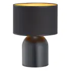 Emibig Table Lamp Aspen Steel Black | Suitable for 1x E27 - Max 15W