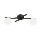 Emibig Ceiling Light Opus Steel Black | Suitable for 2x E14 - Max 10W
