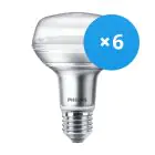 Multipack 6x Philips Corepro LED Spot E27 R80 4W 345lm 36D - 827 Extra Warm White | Replaces 60W