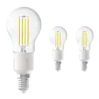 Multipack 3x Calex Smart Tuya Wifi E14 Ball 4.5W 450lm - 818-830 Tunable White | Dimmable - Replaces 40W 