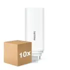 Multipack 10x Philips CorePro PL-T LED Bulb HF 9W - 830 Warm White | 4-Pin - Replaces 26W