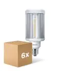 Multipack 6x Philips TrueForce LED E27 HPL Clear 28W 4000lm 360D - 840 Cool White | Replaces 125W