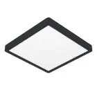 Eglo Ceiling Light Bathroom Fueva 6 Plastic Black 13W 2100lm - 827-840-865 CCT