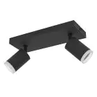 Eglo Connect.Z Smart Ceiling Spot Melitello-Z Steel Black 7.4W 1100lm - 827-865 Tunable White + RGB | Dimmable