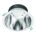 Philips LED Downlight Coreline DN142B Aluminium White 19.2W 2300lm 60D - 830 Warm White | Cutout 200mm - IP20 - UGR
