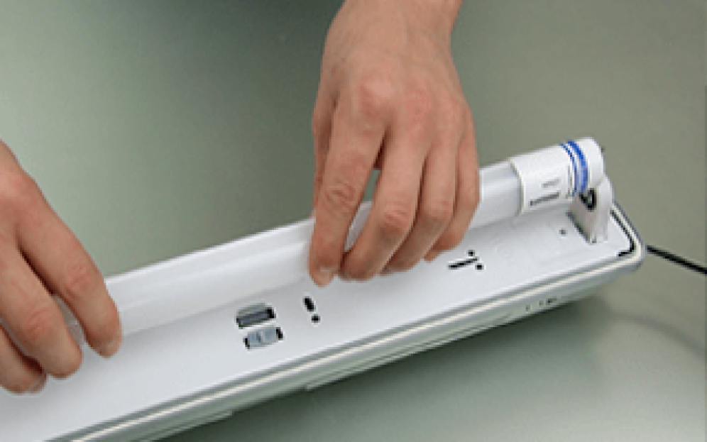 Replace your T8 fluorescent tubes with LED tubes (EM conventional ballast)